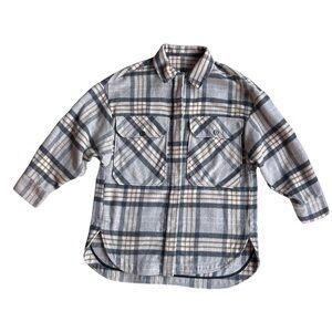 Zara Flannel Plaid Shacket